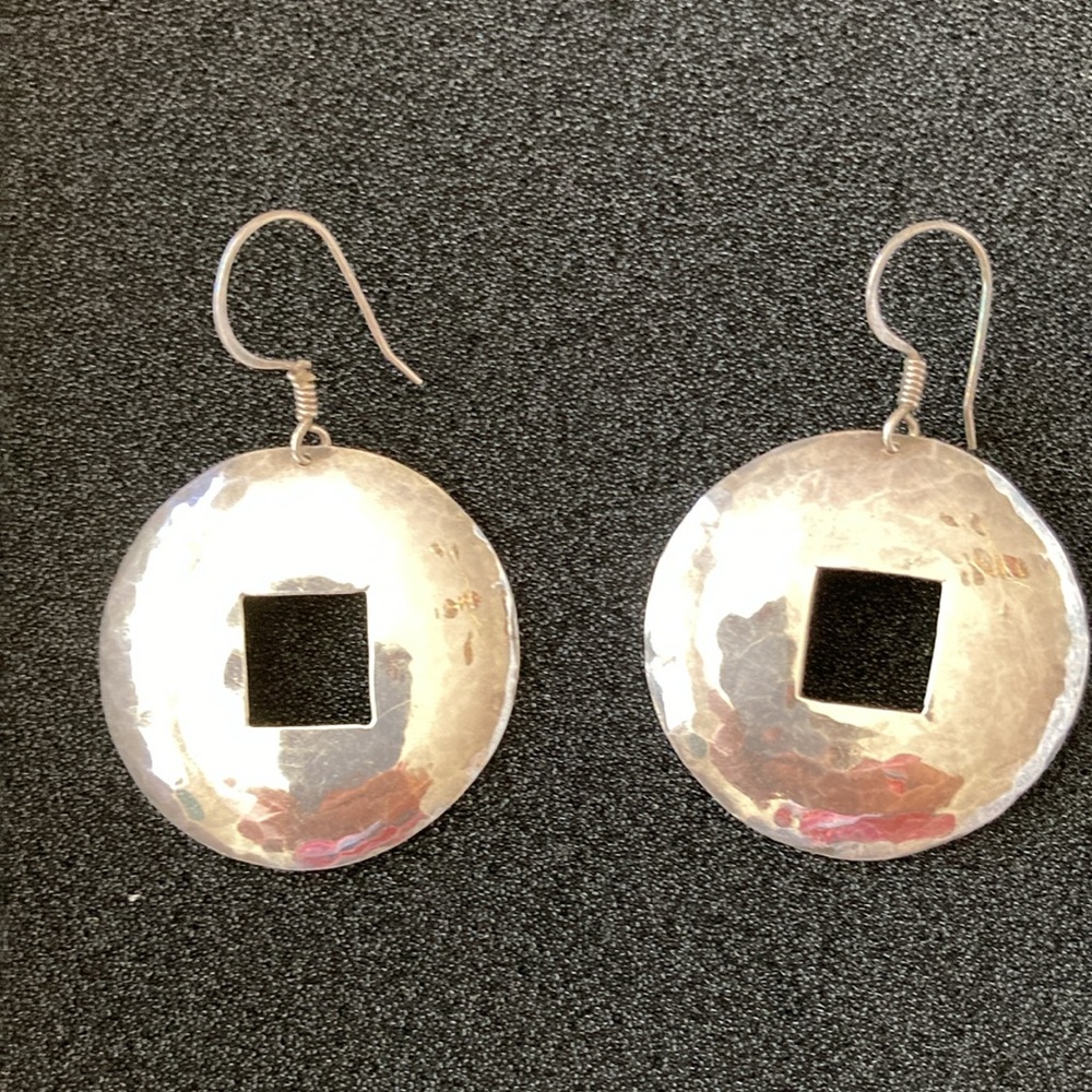 Vtg silver tone Earrings